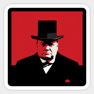 Winston Churchill Sticker